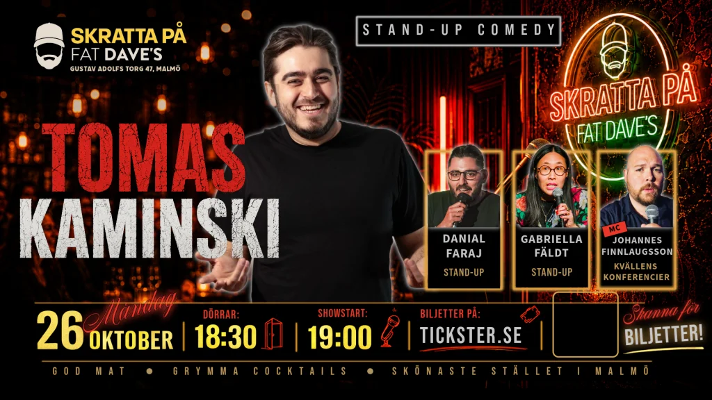 Skratta S02E16 – Tomas Kaminski standup