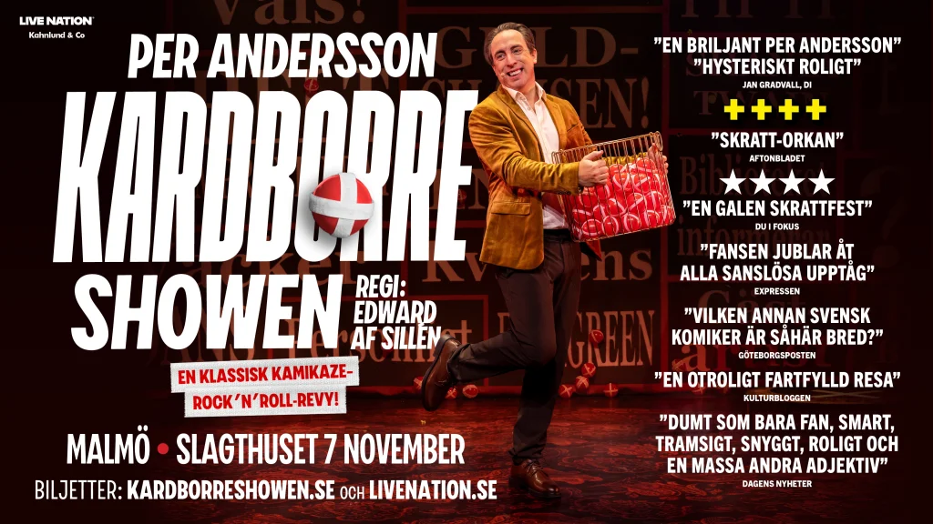 Kardborreshowen med Per Andersson